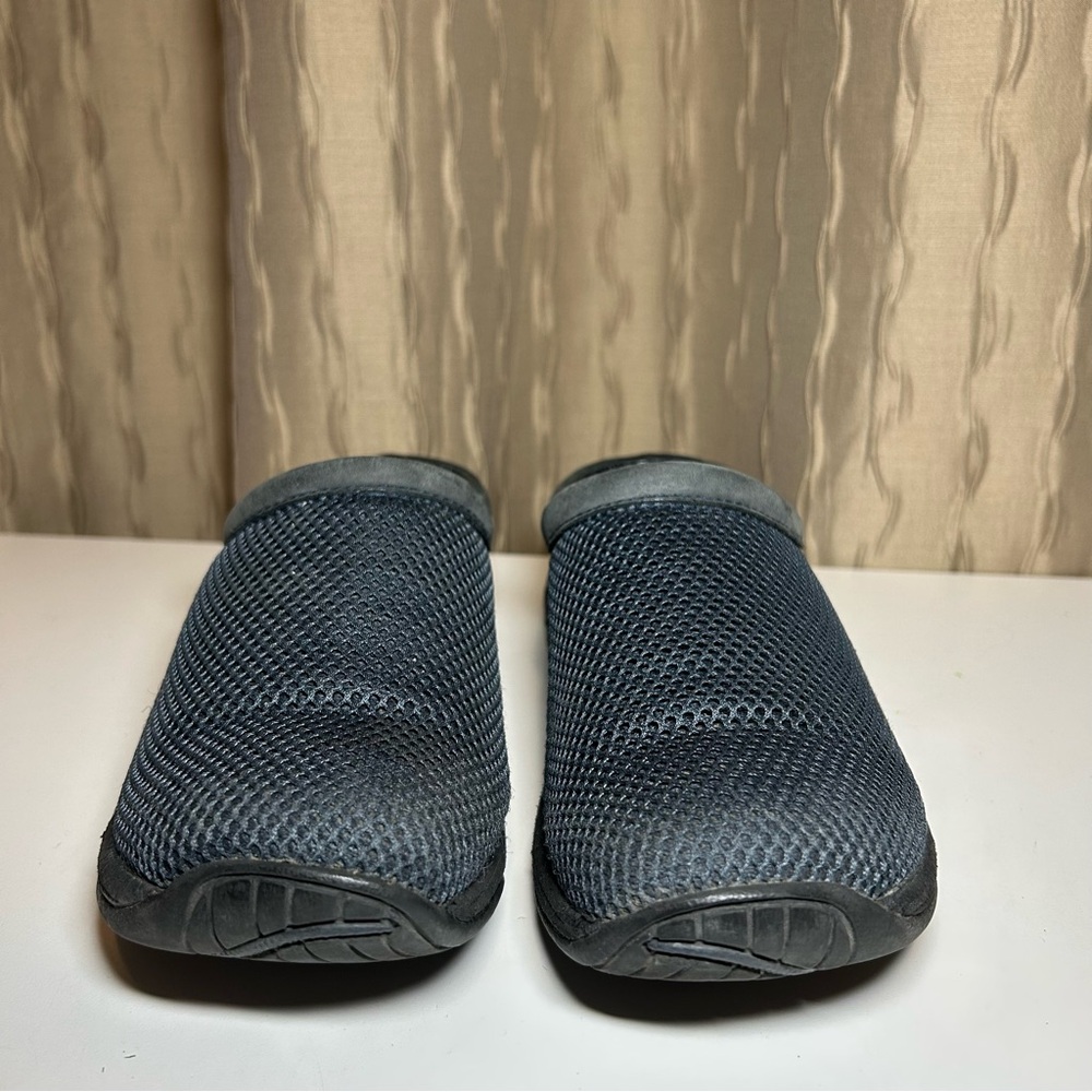 Merrell Primo Breeze Women's 9.5 Navy Blue Black Breathable Mules Slip On Mesh